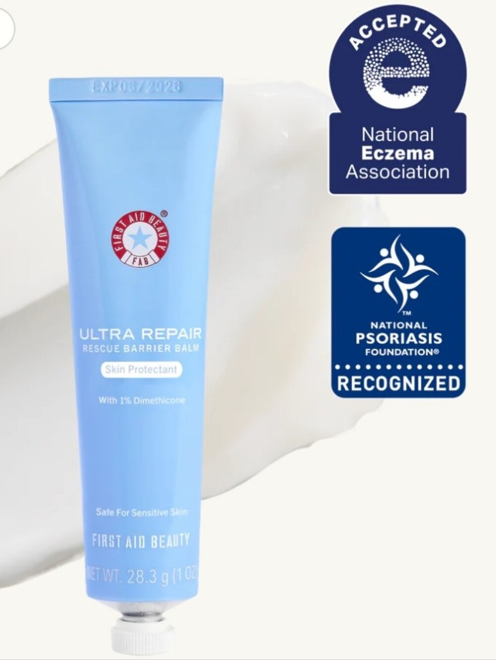 First Aid Beauty Ultra Repair Rescue Barrier Balm 2.25oz Full Size New In Box